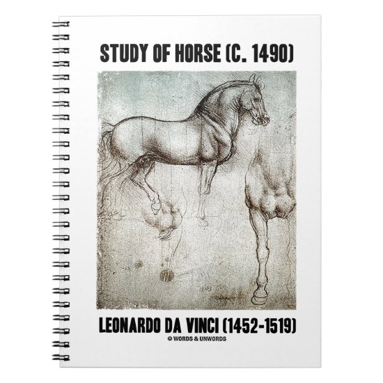 Study Of Horse (c. 1490) Leonardo da Vinci Notebook