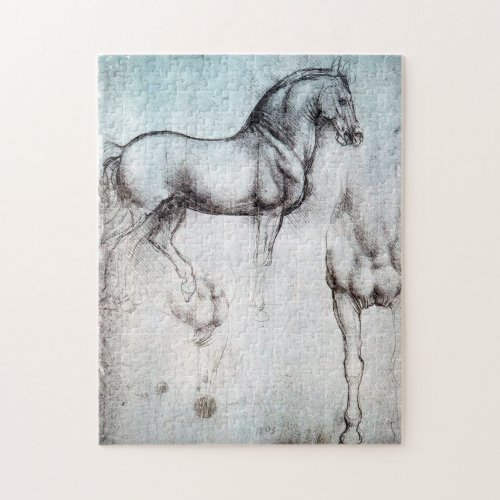 Study of Horse Leonardo da Vinci Jigsaw Puzzle