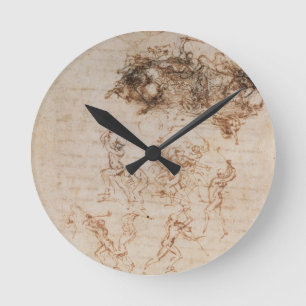 Study of Horsemen in Combat and Foot Soldiers, 150 Round Clock