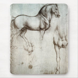 Study of horses - Leonardo da Vinci Mouse Pad