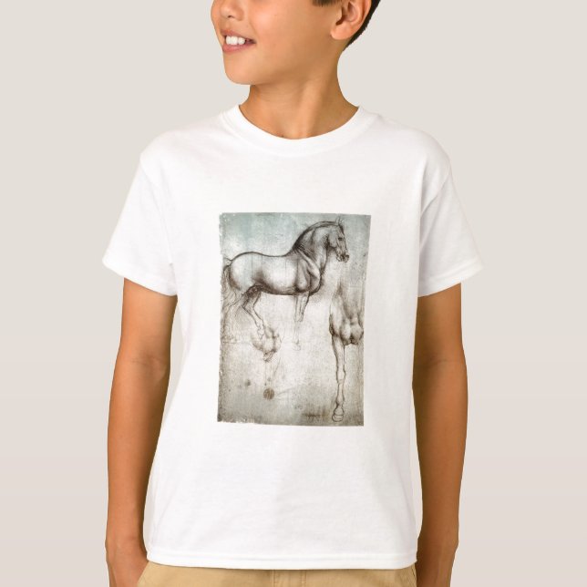 Study of horses - Leonardo da Vinci T-Shirt (Front)
