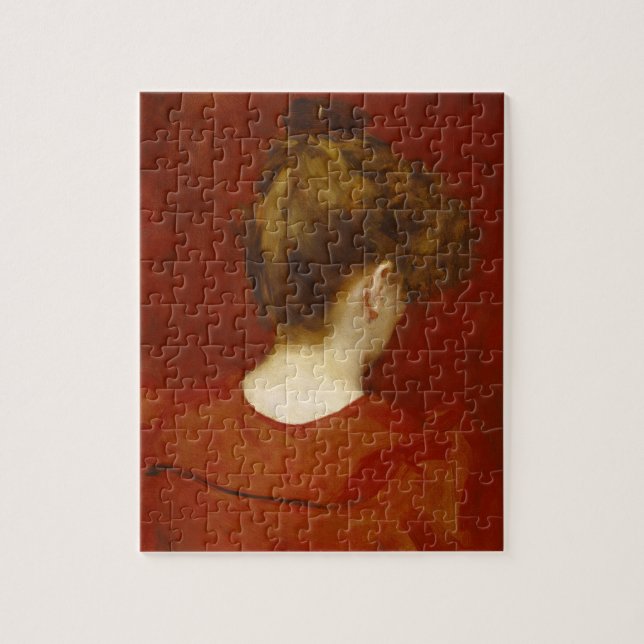 Study of Lilia, 1887 (oil on canvas) Jigsaw Puzzle (Vertical)
