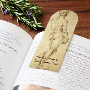 Study of Michelangelo's David Statue by Raphael Bookmarks