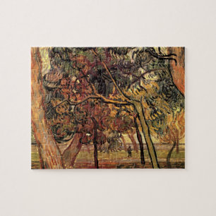 Study of Pine Trees by Vincent van Gogh Jigsaw Puzzle