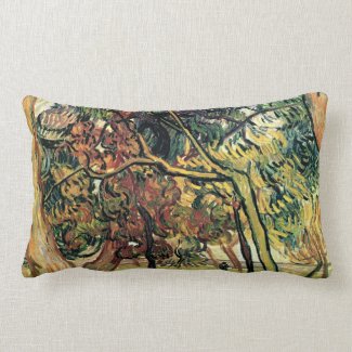 Study of Pine Trees Vincent van Gogh Lumbar Pillow