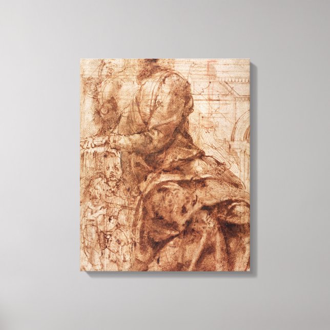 Study of Sibyl Canvas Print (Front)