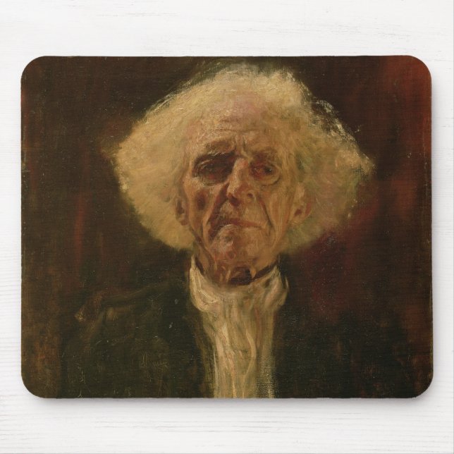 Study of the Head of a Blind Man (oil on canvas) Mouse Pad (Front)