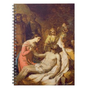 Study of the Lamentation on the Dead Christ (oil o Notebook