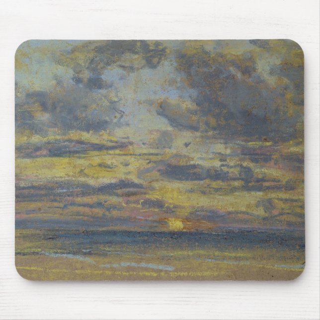 Study of the Sky with Setting Sun, c.1862-70 Mouse Pad (Front)