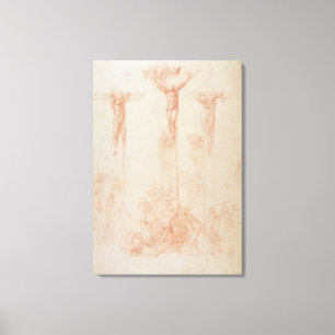 Study of Three Crosses Canvas Print