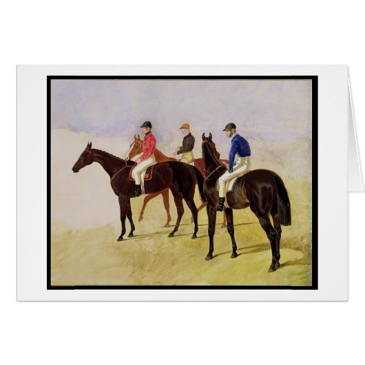 Study of Three Steeplechase Cracks: Allen McDonoug Cards (Front Horizontal)