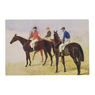 Study of Three Steeplechase Cracks: Allen McDonoug Placemat