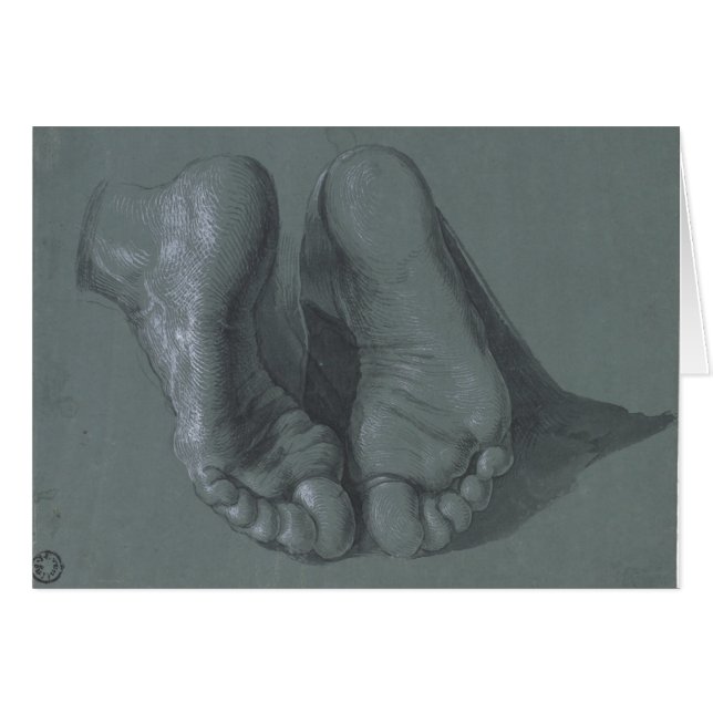 Study of Two Feet Albrecht Durer Cards (Front Horizontal)