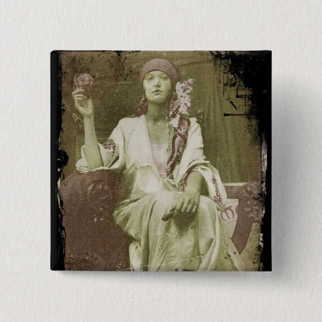 Study of Woman Button (Front)