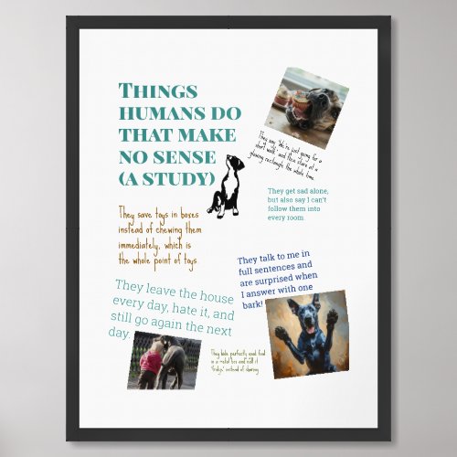 Study Poster What Great Danes think