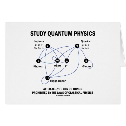 Study Quantum Physics After All You Can Do Things Cards (Front Horizontal)