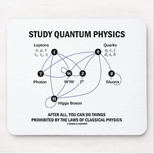 Study Quantum Physics After All You Can Do Things Mouse Pad