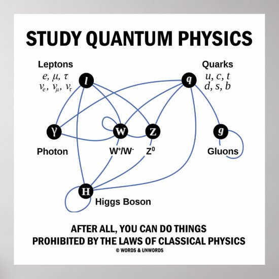Study Quantum Physics After All You Can Do Things Poster