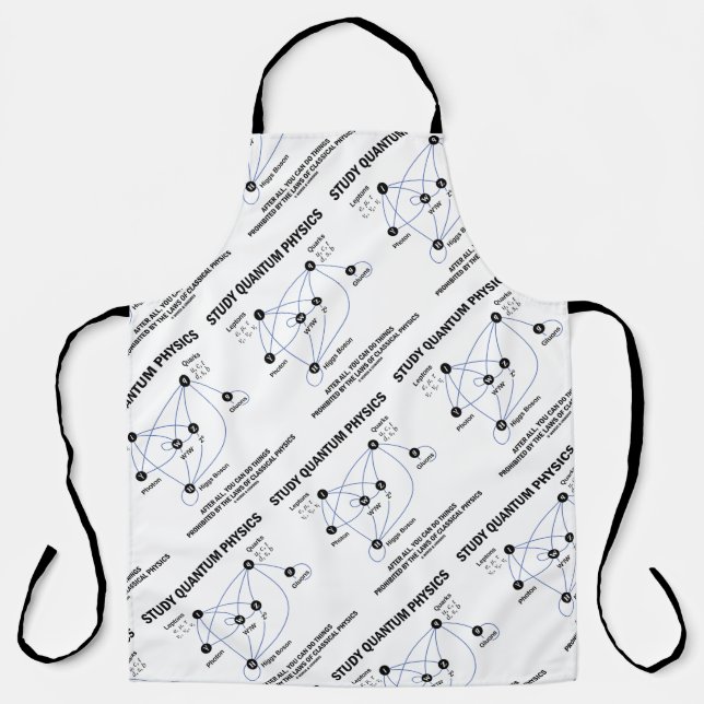 Study Quantum Physics Higgs Field Standard Model Apron (Front)