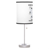 Study Quantum Physics Higgs Field Standard Model Table Lamp (Left)