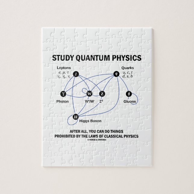 Study Quantum Physics You Can Do Things Jigsaw Puzzle (Vertical)