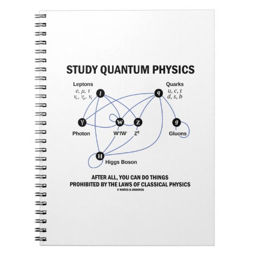 Study Quantum Physics You Can Do Things Notebook