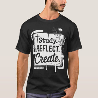 Study Reflect Create Bible Journaling T-Shirt