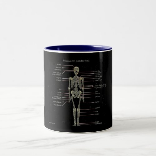 Study Them Bones Two_Tone Coffee Mug