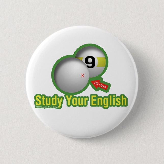 Study Your English Button (Front)