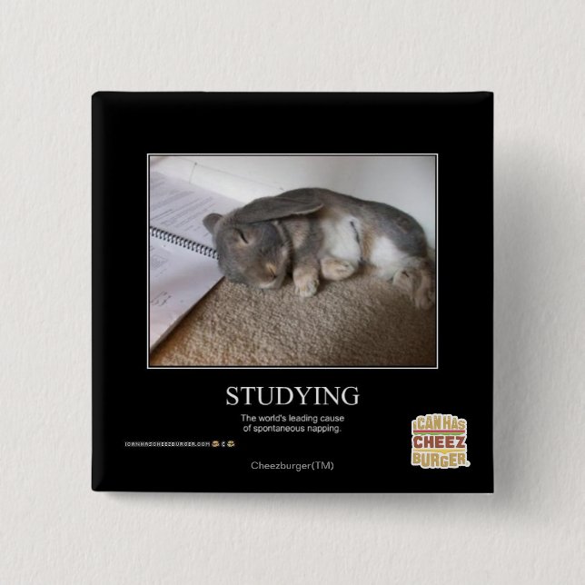 Studying Button (Front)