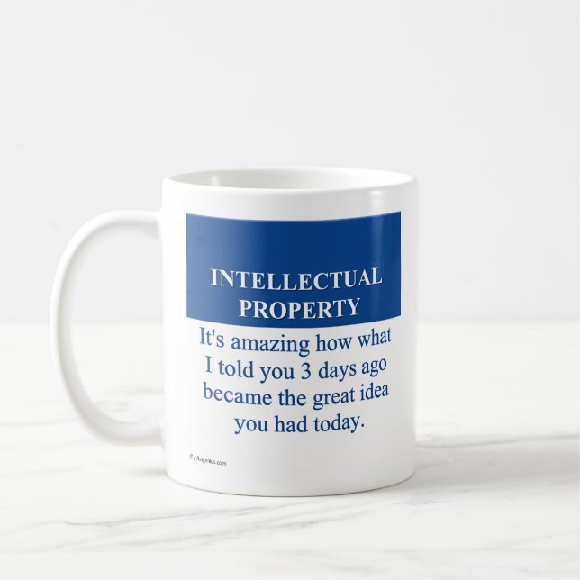 Studying Intellectual Property Law (3) Coffee Mug (Left)
