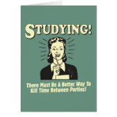 Studying: Kill Time Cards (Front)