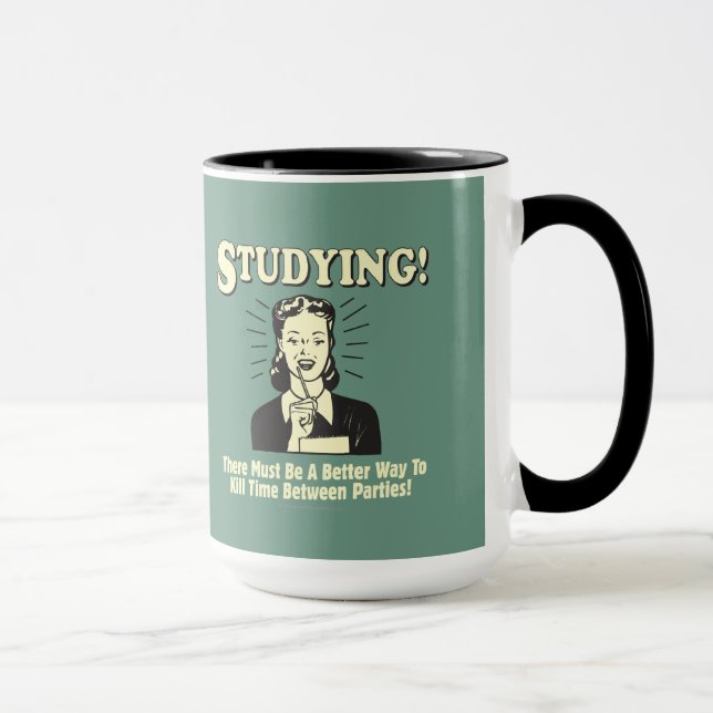 Studying: Kill Time Mug (Right)