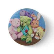 Stuff Animal Circle Time Art Print