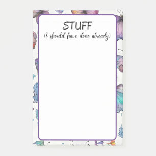 Stuff I Should Have Done Already Post-it Notes