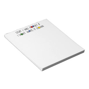 Stuff I Will Forget... Notepad
