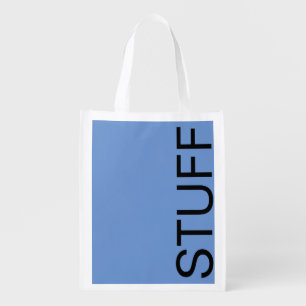 STUFF REUSABLE GROCERY SHOPPING BAG