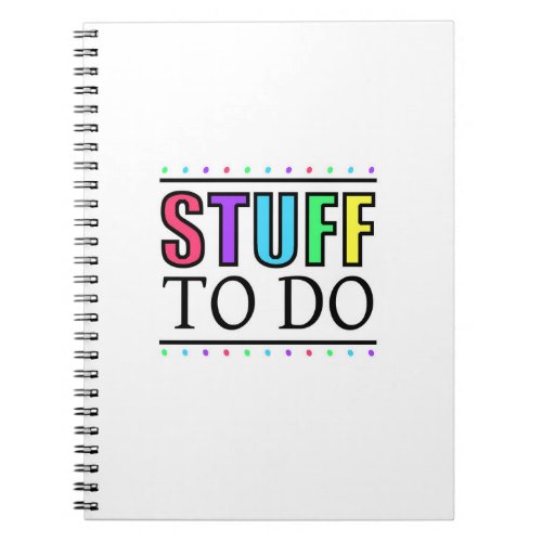 Stuff to Do Notebook
