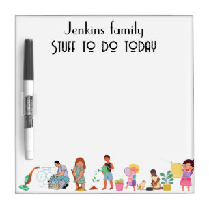 Stuff to do today erasable board personalize