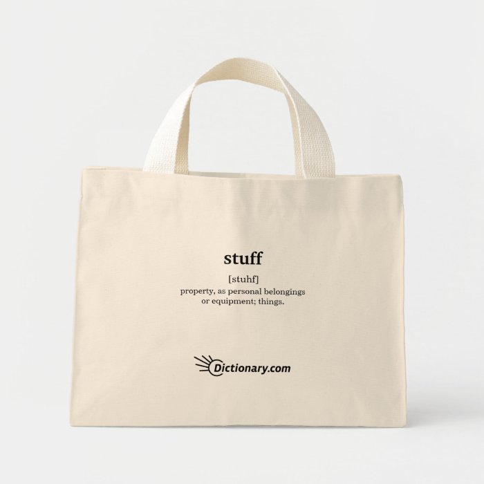 Stuff Tote Bag