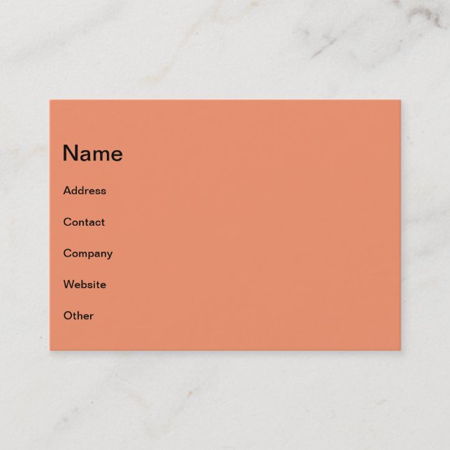 Stuffed animals business card (Front)