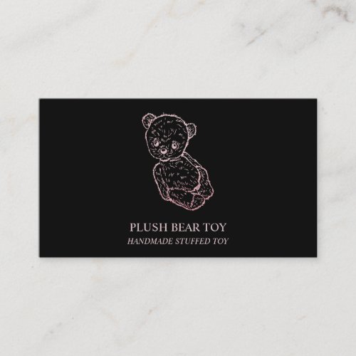 Stuffed Bear Plush Toy Business Card