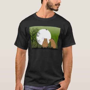 Stuffed Capybara Capy Bara Capibara Stuff Moon Cap T-Shirt