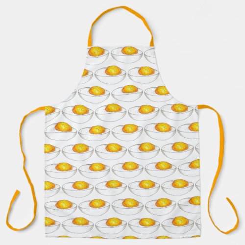 Stuffed Devilled Deviled Egg Summer Picnic Food Apron