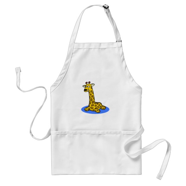 Stuffed Girraffe Adult Apron (Front)