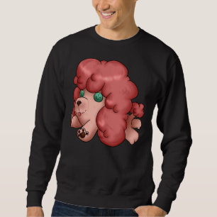 Stuffed Poodle  Pink     Sweatshirt