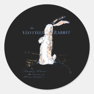 Stuffed Rabbit The Velven Rabbit Margery Williams Classic Round Sticker