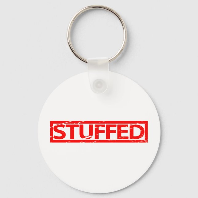 Stuffed Stamp Keychain (Front)