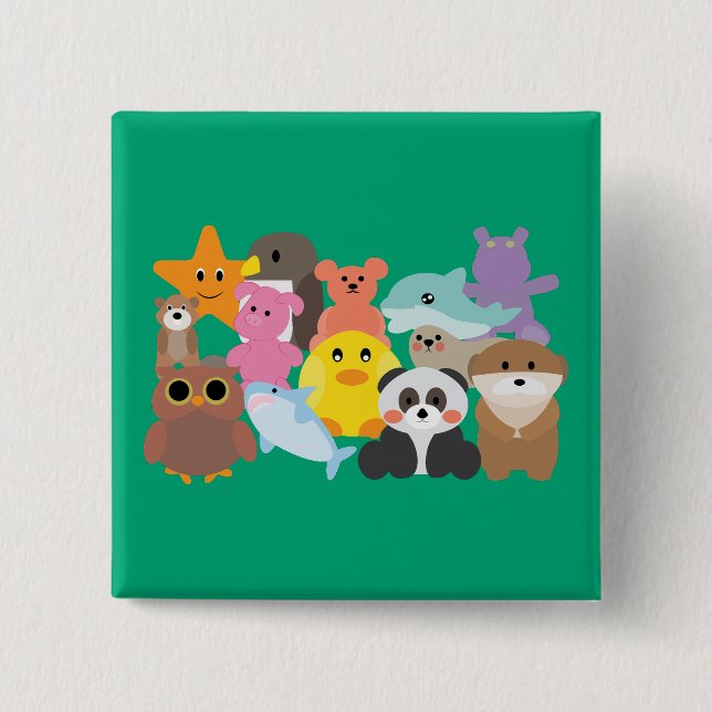 Stuffed Toys  Button (Front)