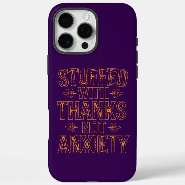 Stuffed with Thanks iPhone/iPad Case -Customizable (Back)